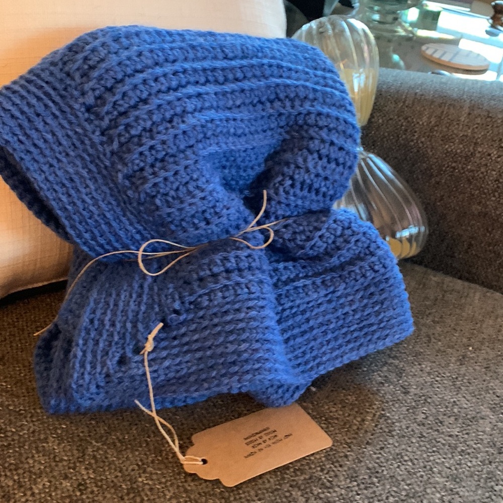 “Denim” child’s blanket lovingly hand made in the USA